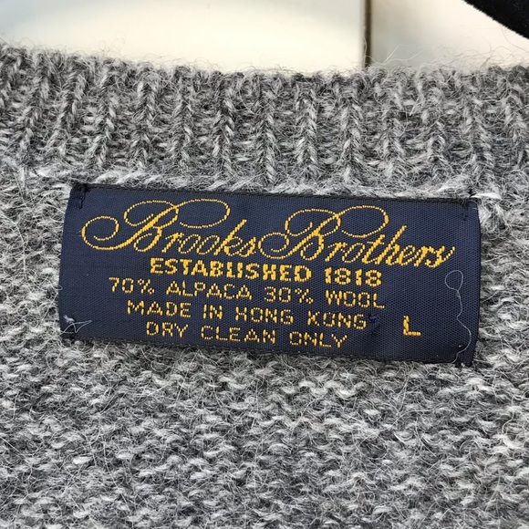 NWOT Brooks Brothers Wool Sweater Vest - Picture 3 of 6